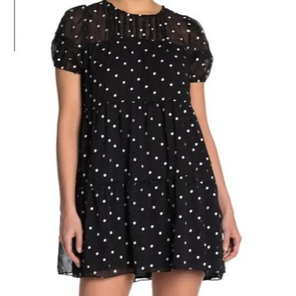 Blu pepper polka dot dress Clearance